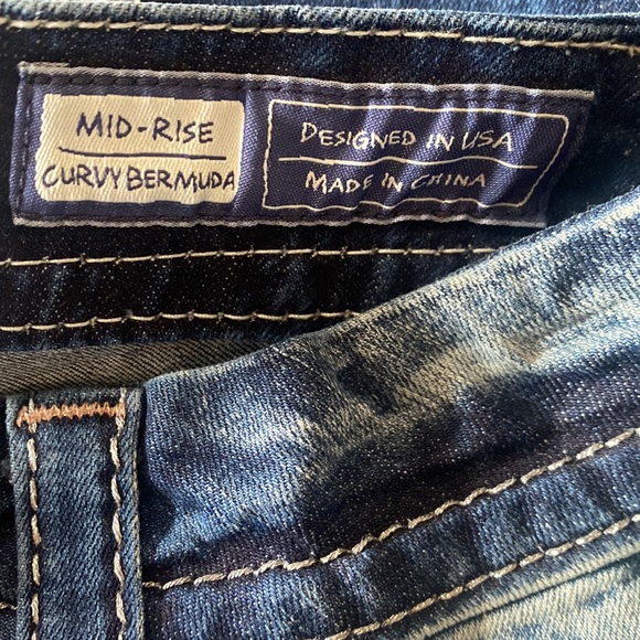 Miss Me Bermuda curvy shorts size W30 - Picture 6 of 11